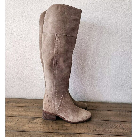 Vince Camuto Tan Over the Knee Boots - Picture 2 of 14